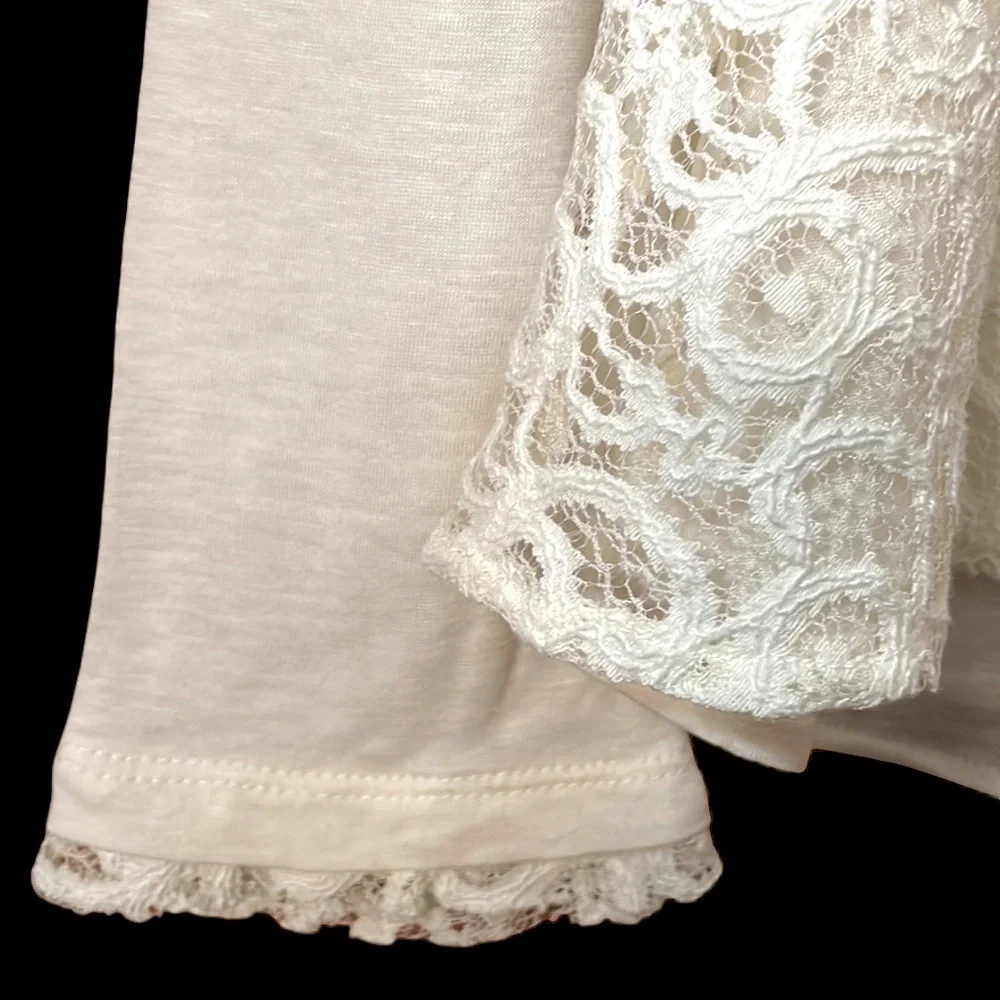Banana Republic Lace Front Fully Lined Long Sleeves Open Front Light Cardigan S - Picture 6 of 13